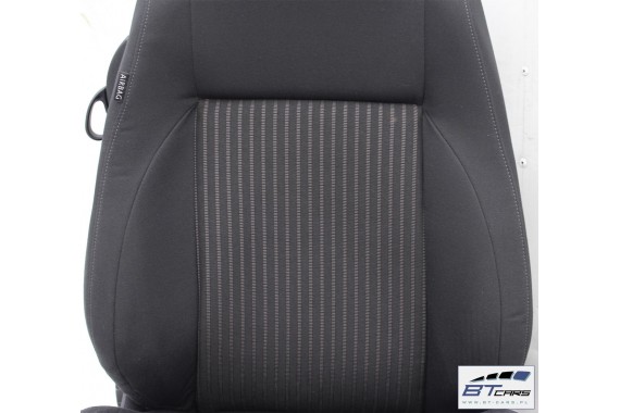 VW POLO FOTELE KOMPLET FOTELI siedzeń siedzenia tapicerka 6R 6R3 6R0 3-drzwiowy welur w kolorze czarnym 72 kilometry