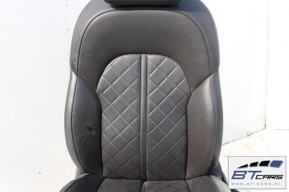 AUDI A8 FOTELE KOMPLET FOTELI siedzeń siedzenia tapicerka 4H D4 4H0  2010-2017 wentylowane