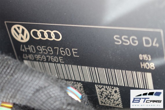 AUDI A8 FOTELE KOMPLET FOTELI siedzeń siedzenia tapicerka 4H D4 4H0  2010-2017 wentylowane