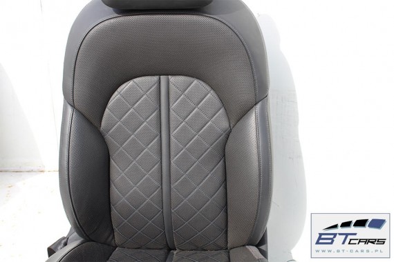 AUDI A8 FOTELE KOMPLET FOTELI siedzeń siedzenia tapicerka 4H D4 4H0  2010-2017 wentylowane