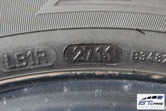 VW POLO AUDI A1 FELGI STALOWE 15 OPONY LATO KOŁA felga 6R0601027D/L6J*15H2 ET38 opona Dunlop SP Sport 01 185/60/15 84H 6R 6C 8X