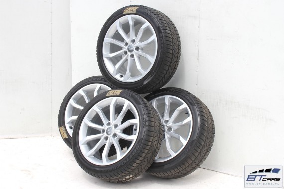 AUDI A4 A5 FELGI 18 cali 8W0601025H KOŁA ZIMA OPONY felga 8J*18H2 ET40 opona Pirelli Sottozero 3 245/40/18 97V 8W zimowe