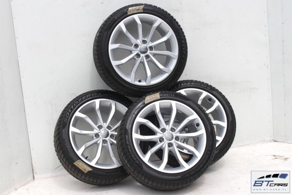 AUDI A4 A5 FELGI 18 cali 8W0601025H KOŁA ZIMA OPONY felga 8J*18H2 ET40 opona Pirelli Sottozero 3 245/40/18 97V 8W zimowe