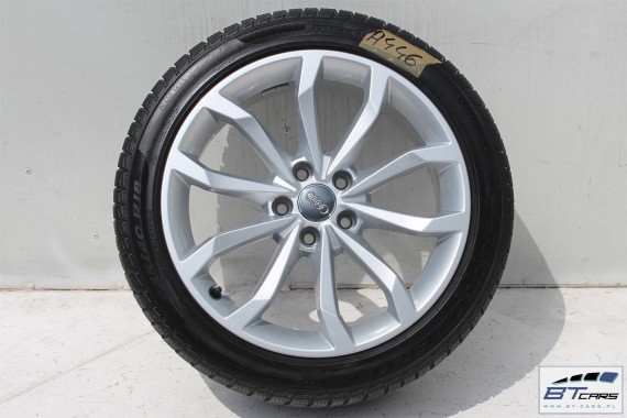 AUDI A4 A5 FELGI 18 cali 8W0601025H KOŁA ZIMA OPONY felga 8J*18H2 ET40 opona Pirelli Sottozero 3 245/40/18 97V 8W zimowe