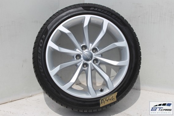 AUDI A4 A5 FELGI 18 cali 8W0601025H KOŁA ZIMA OPONY felga 8J*18H2 ET40 opona Pirelli Sottozero 3 245/40/18 97V 8W zimowe