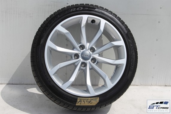 AUDI A4 A5 FELGI 18 cali 8W0601025H KOŁA ZIMA OPONY felga 8J*18H2 ET40 opona Pirelli Sottozero 3 245/40/18 97V 8W zimowe