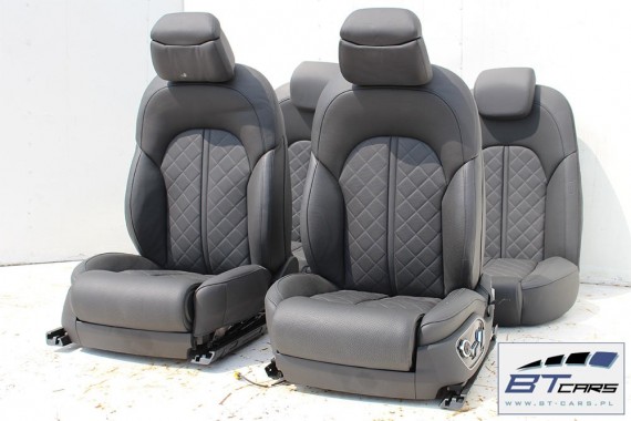 AUDI A8 FOTELE KOMPLET FOTELI siedzeń siedzenia tapicerka 4H D4 4H0 LIFT FL wentylowane