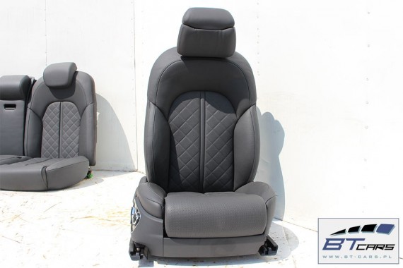 AUDI A8 FOTELE KOMPLET FOTELI siedzeń siedzenia tapicerka 4H D4 4H0 LIFT FL wentylowane