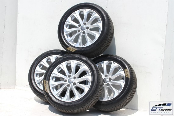 AUDI A4 A5 8W FELGI 8W0601025L 17cali + OPONY LETNIE KOŁA felga 7,5J*17H2 ET38 opona LATO Hankook Ventus S1 evo2 225/50/17 98Y