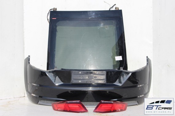 AUDI TT 8S TYŁ S-LINE LY9T ZDERZAK tylny + KLAPA BAGAŻNIKA + LAMPY lampa Led 8S 2015- 8S0945095 8S0945096 0E0E LY9T czarny