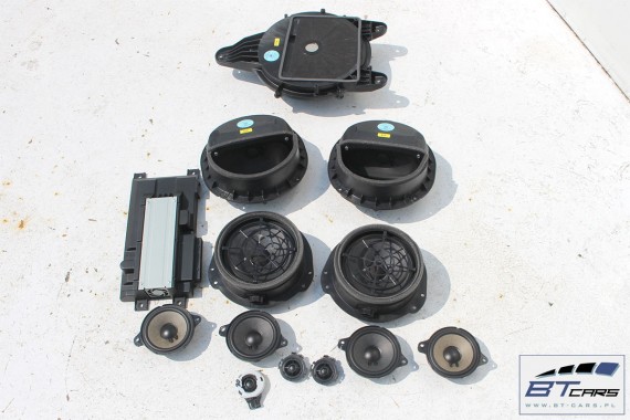 AUDI A4 GŁOŚNIKI + WZMACNIACZ  8W0035223 BANG & OLUFSEN 8W głośnik nagłośnienie 8W0035303 8W5035399A 8W5035411A 8W5035297