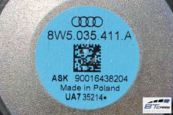 AUDI A4 GŁOŚNIKI + WZMACNIACZ  8W0035223 BANG & OLUFSEN 8W głośnik nagłośnienie 8W0035303 8W5035399A 8W5035411A 8W5035297