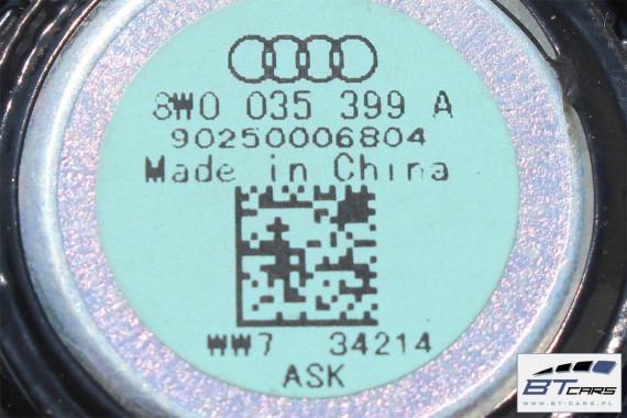 AUDI A4 GŁOŚNIKI + WZMACNIACZ  8W0035223 BANG & OLUFSEN 8W głośnik nagłośnienie 8W0035303 8W5035399A 8W5035411A 8W5035297