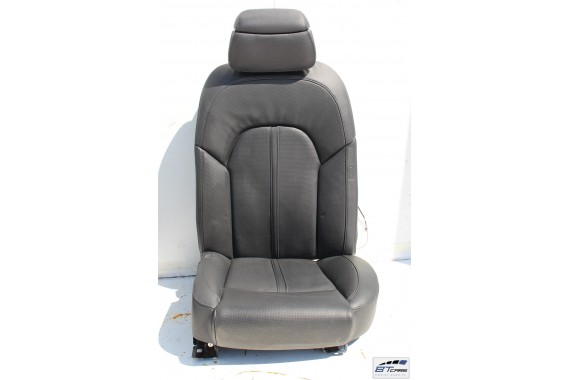 AUDI A8 D4 FOTELE FOTEL TYŁ TYLNE TAPICERKA kanapa tylna siedzisko 4H D4 2010-2017 czarne kolor czarny tapicerka