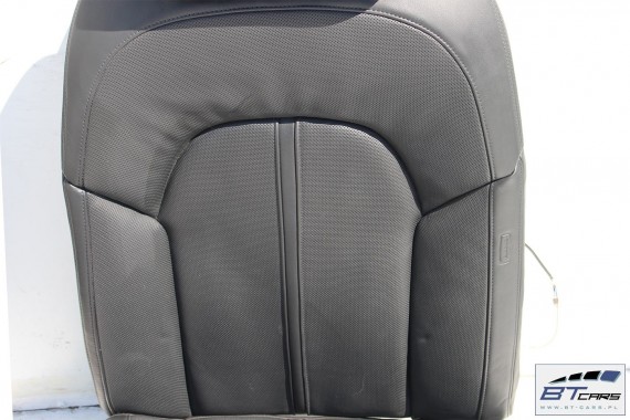 AUDI A8 D4 FOTELE FOTEL TYŁ TYLNE TAPICERKA kanapa tylna siedzisko 4H D4 2010-2017 czarne kolor czarny tapicerka