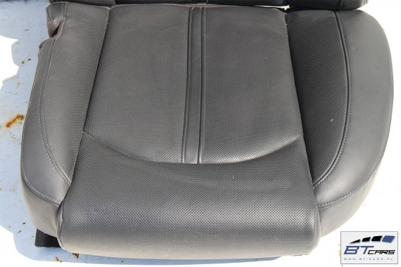 AUDI A8 D4 FOTELE FOTEL TYŁ TYLNE TAPICERKA kanapa tylna siedzisko 4H D4 2010-2017 czarne kolor czarny tapicerka