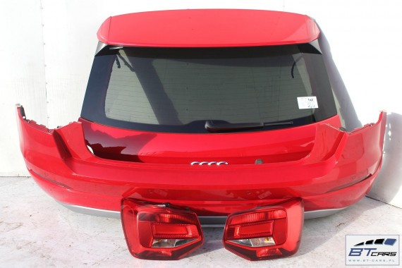 AUDI Q2 TYŁ ZDERZAK tylny + KLAPA BAGAŻNIKA + LAMPY lampa 81A Kolor: LY3U - czerwony (tangorot) 81A945069 81A945070