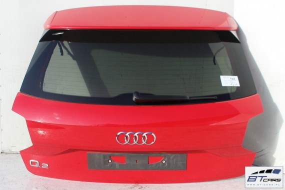 AUDI Q2 TYŁ ZDERZAK tylny + KLAPA BAGAŻNIKA + LAMPY lampa 81A Kolor: LY3U - czerwony (tangorot) 81A945069 81A945070