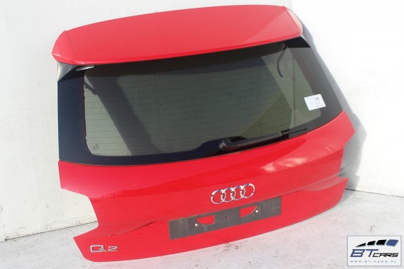 AUDI Q2 TYŁ ZDERZAK tylny + KLAPA BAGAŻNIKA + LAMPY lampa 81A Kolor: LY3U - czerwony (tangorot) 81A945069 81A945070