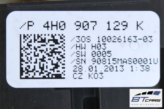 AUDI A8 MANETKI MANETKA 4H0953502B 4H0907129K PRZEŁĄCZNIK PRZEŁĄCZNIKI KIEROWNIC TEMPOMAT 4H0953502B 4H0907129K 4H0953502 4H D4