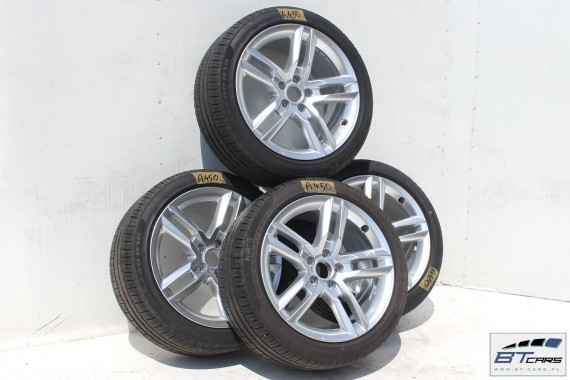 AUDI A4 A5 FELGI 18 cali LATO 8T0601025CC OPONY KOŁA felga 8,5J*18H2 ET29 opona Pirelli Cinturato P7 245/40/18 97Y 8K, 8T, 8W