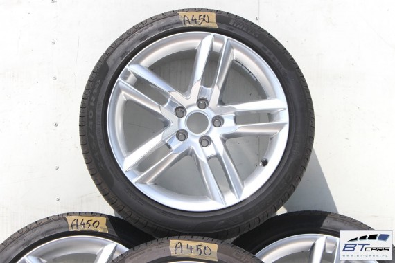 AUDI A4 A5 FELGI 18 cali LATO 8T0601025CC OPONY KOŁA felga 8,5J*18H2 ET29 opona Pirelli Cinturato P7 245/40/18 97Y 8K, 8T, 8W