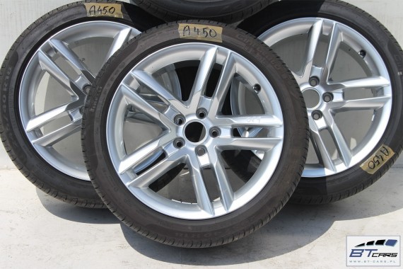 AUDI A4 A5 FELGI 18 cali LATO 8T0601025CC OPONY KOŁA felga 8,5J*18H2 ET29 opona Pirelli Cinturato P7 245/40/18 97Y 8K, 8T, 8W