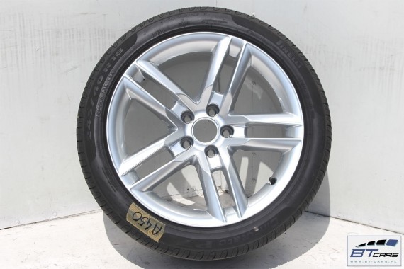 AUDI A4 A5 FELGI 18 cali LATO 8T0601025CC OPONY KOŁA felga 8,5J*18H2 ET29 opona Pirelli Cinturato P7 245/40/18 97Y 8K, 8T, 8W