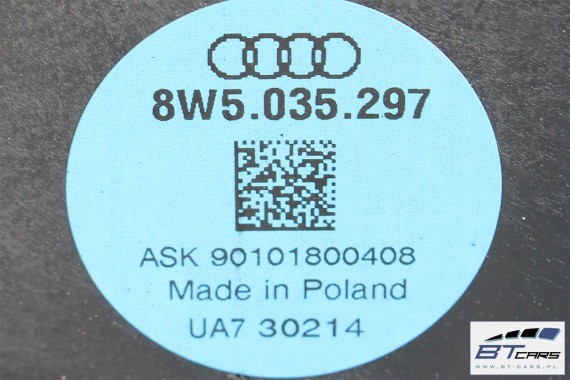 AUDI A4 GŁOŚNIKI + WZMACNIACZ BANG OLUFSEN 8W0 035 223 8W0035223 KOMPLET 8W ZESTAW GLOŚNIKÓW ZE WZMACNIACZEM 8W0035416D