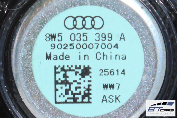AUDI A4 GŁOŚNIKI + WZMACNIACZ BANG OLUFSEN 8W0 035 223 8W0035223 KOMPLET 8W ZESTAW GLOŚNIKÓW ZE WZMACNIACZEM 8W0035416D