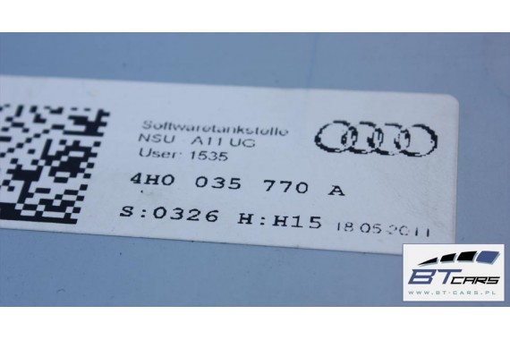 AUDI A8 CZYTNIK MMI 4H0035770B 4H0035770 MID 3G+ KARTY CD SD SIM HIGH navi MULTIMEDIA 4H0035770B 4H0035770 4H0035770B 4H0035770