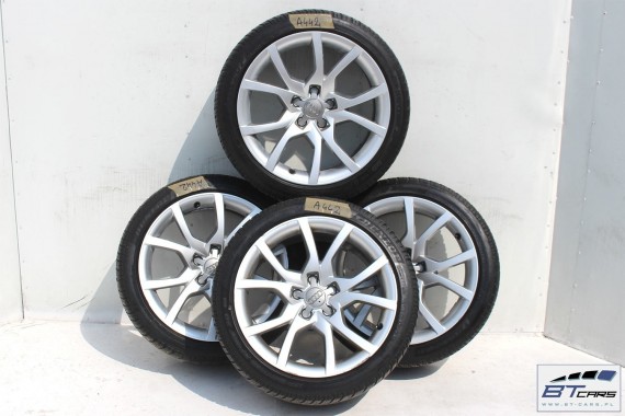 AUDI A4 A5 FELGI 18 cali ZIMA OPONY KOŁA felga 8T0601025E 8,5J*18H2 ET29 opona Dunlop SP Winter Sport 3D 245/4097V 8K 8T ziomowe