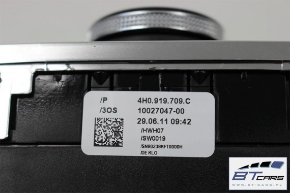 AUDI A8 TV CZYTNIK PANEL MMI MONITORY 4H0035776 4H0919607 4H0919709C monitor ekran lcd 4H0 035 776 4H ZESTAW 4H0035776 4H0919607