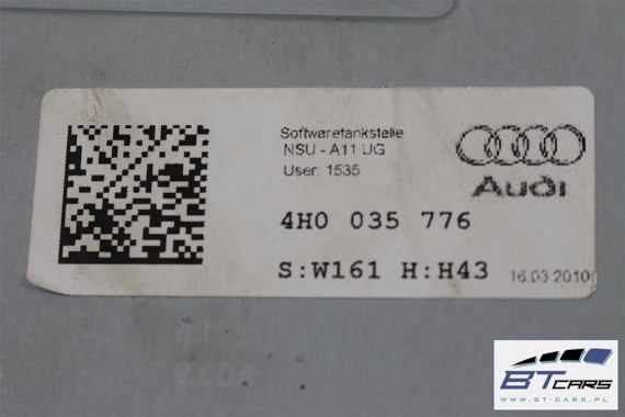 AUDI A8 TV CZYTNIK PANEL MMI MONITORY 4H0035776 4H0919607 4H0919709C monitor ekran lcd 4H0 035 776 4H ZESTAW 4H0035776 4H0919607