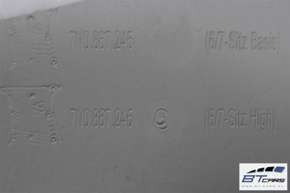 VW SHARAN SŁUPEK D POSZYCIE 7N0867245C 7N08672246C 7N0 867 245 C 7N0 867 246 C 7N0 867 245 7N0 867 246 górne podsufitki l+p