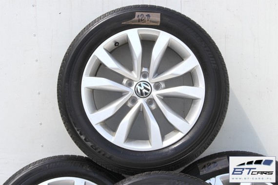 VW THE BEETLE FELGI LATO 17 cali OPONY KOŁA felga 5C0601025F 8J*18H2 ET48 opona Bridgestone Turanza ER400 215/55/17 94V 5C