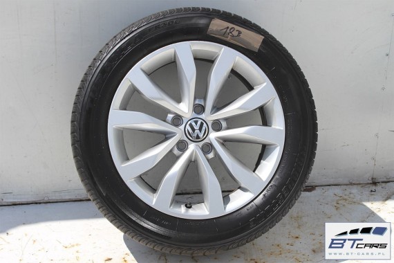 VW THE BEETLE FELGI LATO 17 cali OPONY KOŁA felga 5C0601025F 8J*18H2 ET48 opona Bridgestone Turanza ER400 215/55/17 94V 5C