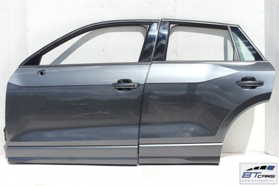 AUDI Q2 DRZWI LEWE PRZÓD + TYŁ STRONA LEWA przednie +tylne 2 sztuki Kolor LZ7S szary 81A 81A831051 81A833051 81A831051 81A833051