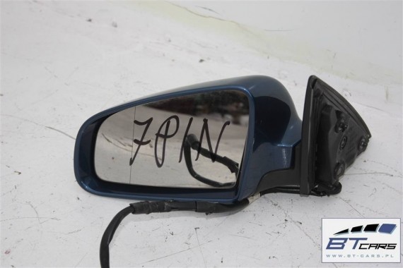 AUDI A6 LUSTERKO DRZWI ZEWNETRZNE PRAWE 7 PIN 4F LZ5B - niebieski (stratosblau) 7pin C6