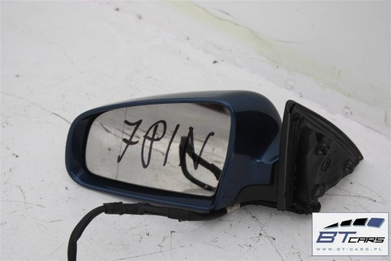 AUDI A6 LUSTERKO DRZWI ZEWNETRZNE PRAWE 7 PIN 4F LZ5B - niebieski (stratosblau) 7pin C6