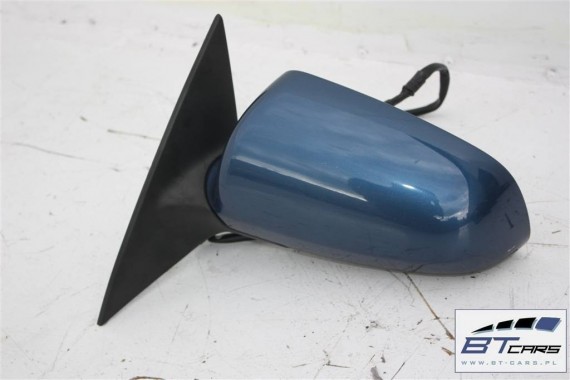 AUDI A6 LUSTERKO DRZWI ZEWNETRZNE PRAWE 7 PIN 4F LZ5B - niebieski (stratosblau) 7pin C6
