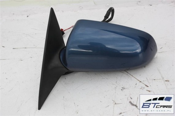AUDI A6 LUSTERKO DRZWI ZEWNETRZNE PRAWE 7 PIN 4F LZ5B - niebieski (stratosblau) 7pin C6