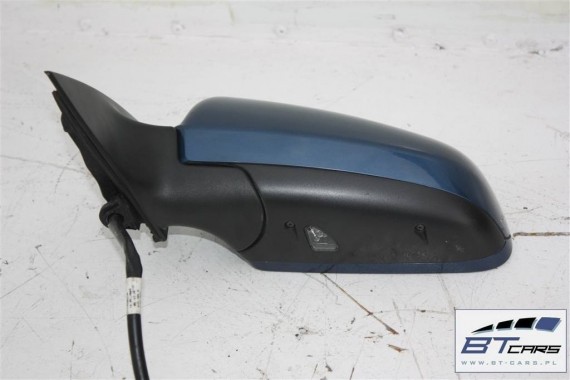 AUDI A6 LUSTERKO DRZWI ZEWNETRZNE PRAWE 7 PIN 4F LZ5B - niebieski (stratosblau) 7pin C6