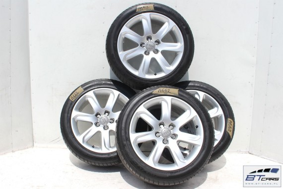 AUDI A4 A5 A6 A7 A8 FELGI 18 OPONY LETNIE KOŁA felga 4G8601025A 8,5J*18H2 ET32 opona LATO Goodyear EfficientGrip 255/45/18 99Y