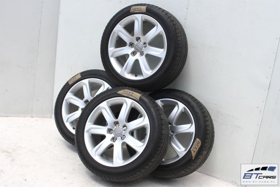 AUDI A4 A5 A6 A7 A8 FELGI 18 OPONY LETNIE KOŁA felga 4G8601025A 8,5J*18H2 ET32 opona LATO Goodyear EfficientGrip 255/45/18 99Y