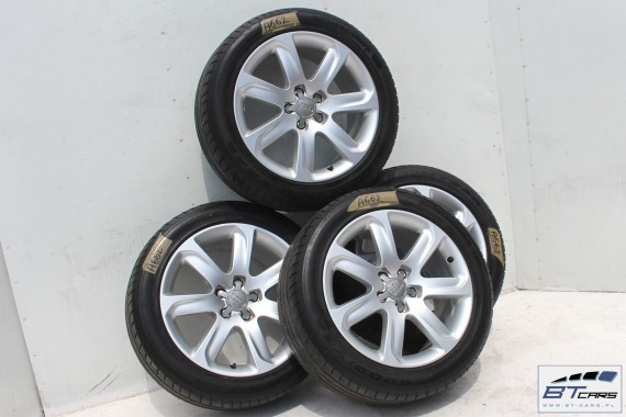 AUDI A4 A5 A6 A7 A8 FELGI 18 OPONY LETNIE KOŁA felga 4G8601025A 8,5J*18H2 ET32 opona LATO Goodyear EfficientGrip 255/45/18 99Y