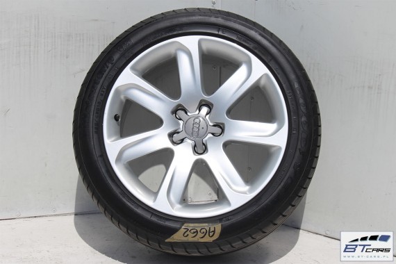 AUDI A4 A5 A6 A7 A8 FELGI 18 OPONY LETNIE KOŁA felga 4G8601025A 8,5J*18H2 ET32 opona LATO Goodyear EfficientGrip 255/45/18 99Y