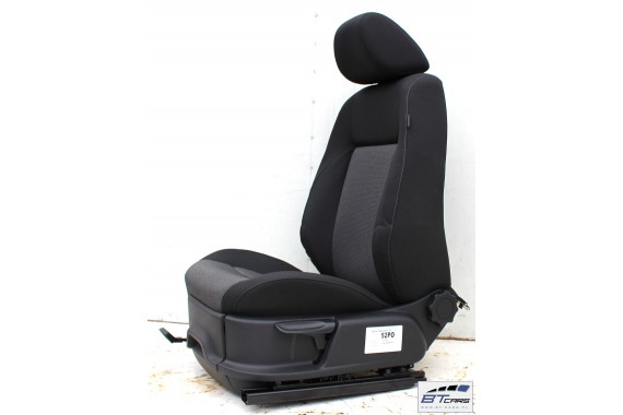 VW POLO FOTELE KOMPLET FOTELI siedzeń siedzenia tapicerka 6C 6C4 6C0 5-drzwiowy welur w kolorze czarno-szarym LIFT FL