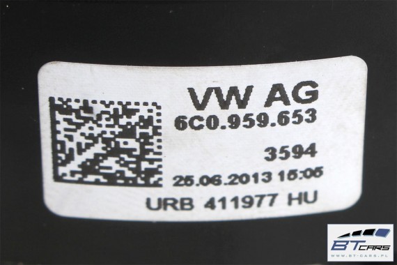 VW POLO TAŚMA PIERŚCIEŃ AIR BAG 6C0959653 6C0 959 653 6C