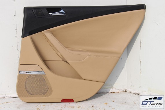 VW PASSAT B6 KOMBI FOTELE KOMPLET FOTELI siedzeń siedzenia fotel tapicerka 3C 3C9 skóra kolor beżowe - banan VARIANT
